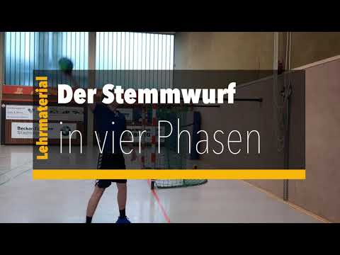 Der Stemmwurf in vier Phasen