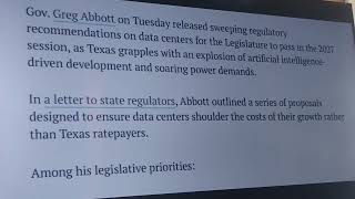 Abbott proposed regulations to DATA center