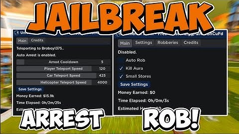 UPDATED Jailbreak Script Hack GUI  NEW Auto Rob + Arrest All  Kill Players  PASTEBIN 2025