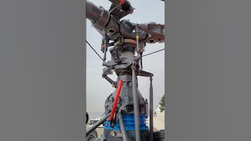 Helicopter Swashplate and main rotor blade pitch change mechanism