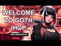 Goth waitress threatens you with a good time f4m