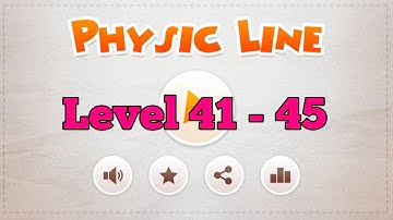 Physic Line Level 41 - 45 Walkthrough. Physic Line Brain Puzzle.