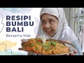 Resipi bumbu bali