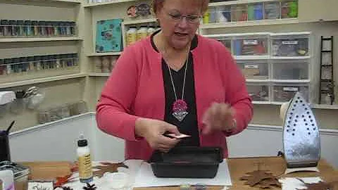 Decorating Dried Leaves with Susan Pickering Rotha...