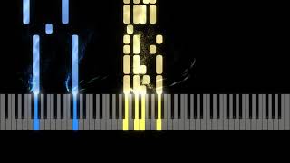 Juice WRLD & Justin Bieber "Wandered To LA" Piano Synthesia Preview, Sheet Music - C Major