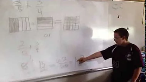 5th Grade Add Fractions with Area Model