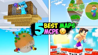 6 Amazing Maps For Minecraft Pocket Edition | Minecraft Pocket Edition Maps 1.19🔥🔗