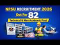 NFSU Recruitment 2026 Out For 82 Technical and Non Academic Post, NFSU Recruitment 2026 Notification