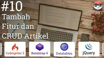 Tutorial Pembuatan Blog menggunakan Codeigniter 3 & Bootstrap 4 #10