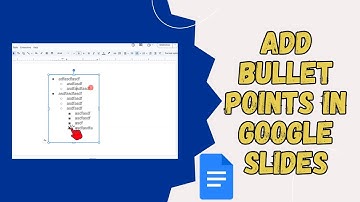 How To Add Bullet Points In Google Slides (2025 Tutorial)