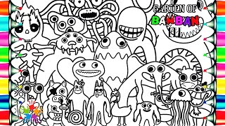 Garten Of Banban 3 New Coloring Pages / How to color All MONSTERS and BOSSES / NCS Music