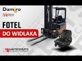 Fotel do wózka widłowego fotel do widlaka UNITEDSEATS MGV25