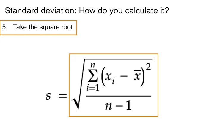 How to calculate mean and standard deviation (long...