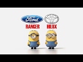 Ford Ranger vs Toyota Hilux 4x4 Minions style