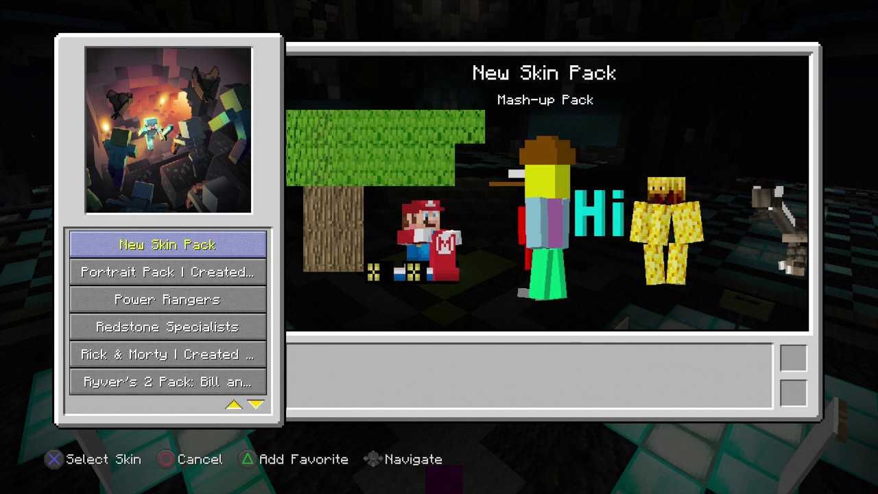 Soft & Games: Minecraft modded skins ps3 download