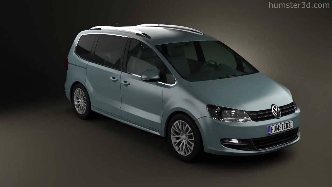 Volkswagen Sharan (Typ 7N) 2013 3D model