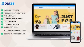 Single vendor E-commerce Project in Laravel 8 || Android Application || Laravel Admin Panel