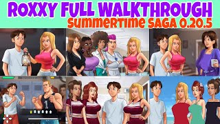 Roxxy Full Walkthrough Summertime Saga 0.20.5 || Roxxy Complete Storyline
