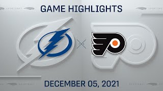 NHL Highlights | Lightning vs. Flyers - Dec. 5, 2021