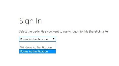 SharePoint 2016:  Configure Forms Based Authentication (FBA) Step By Step
