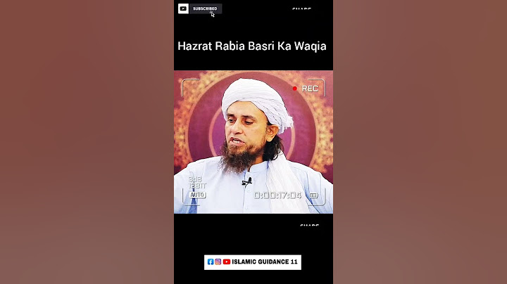 Hazrat Rabia Basri Ka Waqia | Mufti Tariq Masood Sahab | #shorts #youtubeshorts