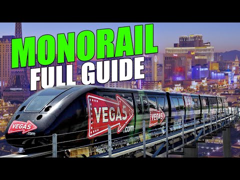 Vídeo: Um guia para andar no monotrilho de Las Vegas