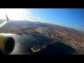 TuiFly B737-800 Takeoff at Fuerteventura GCFV FUE with Coast View and  Sun 09.2019 #4K