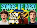 Americans React to 2020 EM UMA MÚSICA (Gringos Reagem)