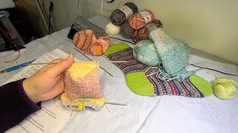 How to Knit Socks, Series- Video#2. Heel Flap and Heel Turn!