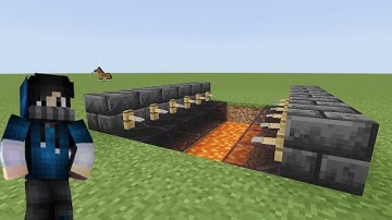 How to make working Lava Bridge in Minecraft.