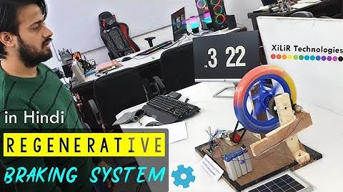 Regenerative Braking System with ABS |Automatic braking System using Ultrasonic Sensor, PWM