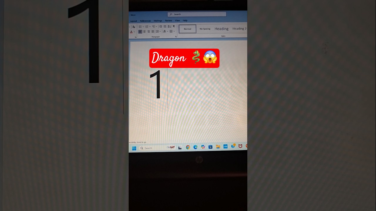 Dragon 🐉 symbol shortcut in word|