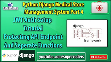 Python Django Medical Store Management System Part 4 | JWT Auth SETUP | Seperate Methods for ViewSet