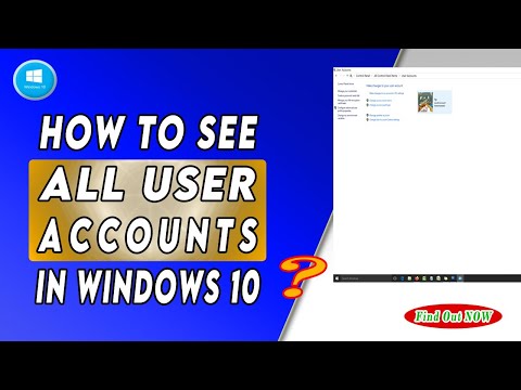 Easily View All User Accounts in Windows 10: A Step-by-Step Guide! #windows10 #windows10tutorial