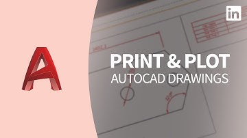 AutoCAD Tutorial - How to PRINT AND PLOT a drawing