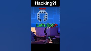 Hacker vs Impossible Cube Trap in Geometry Dash! 🤯🔥 | #geometrydash #gd #gaming #shorts
