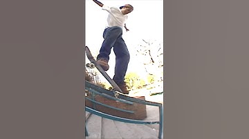 Nollie 180 switch crook sylmar rail #skateboarding