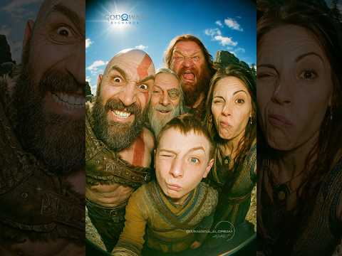 What if our favorite video game heroes took a break… just for a selfie? #videogames #aivideo #games