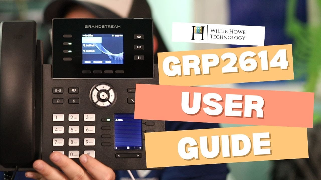 Grandstream GRP2614 User Guide - YouTube