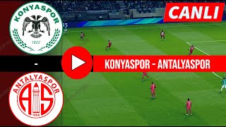Konyaspor - Antalyaspor Maçi Canli İzle Efootball 21 Türkçe Oyun
