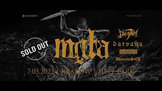 Mgła, Deus Mortem, Darvaza, Mānbryne, Martwa Aura / 07.05.2022 / Kraków, Hype Park