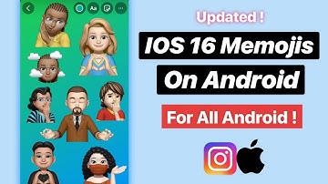 How To Get iPhone Memojis on Android Instagram | IOS 16 Memojis🤩