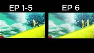 Umamusume Cinderella Grey ED ep 1-5 vs Ep 6 Side by Side Comparison