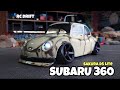 サビサビだけどイカすSUBARU360がSAKURA D5 Liteのベルト仕様でドリフト!!