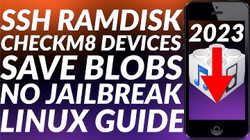 Create SSH RAMDISK & save onboard SHSH blobs on Linux No Jailbreak | Save unsigned SHSH Blobs | 2023