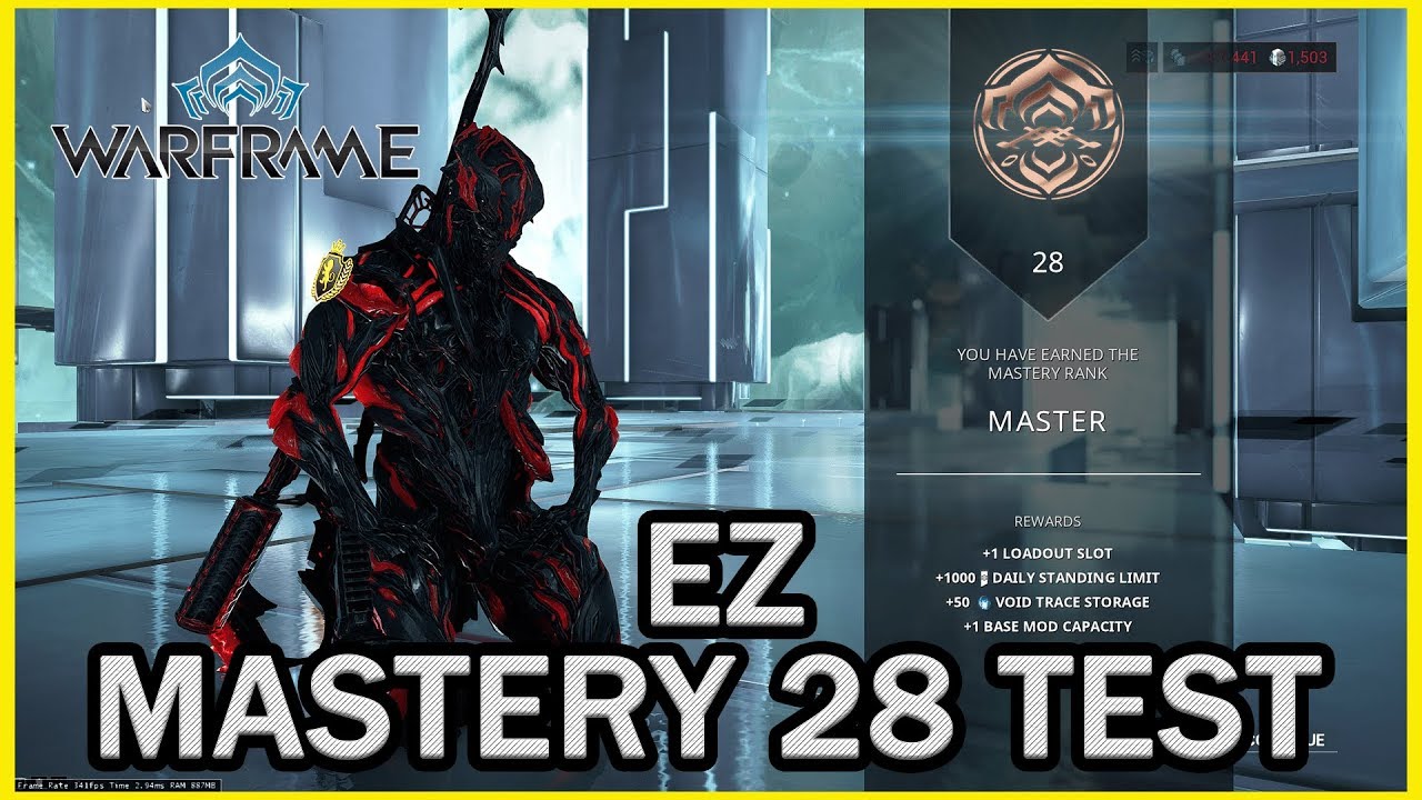 BEST Warframe Mastery Rank 28 Test - YouTube