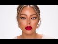 CLASSIC WINGED EYELINER + RED LIP MAKEUP LOOK (QUICK & EASY) - Dilan Sabah