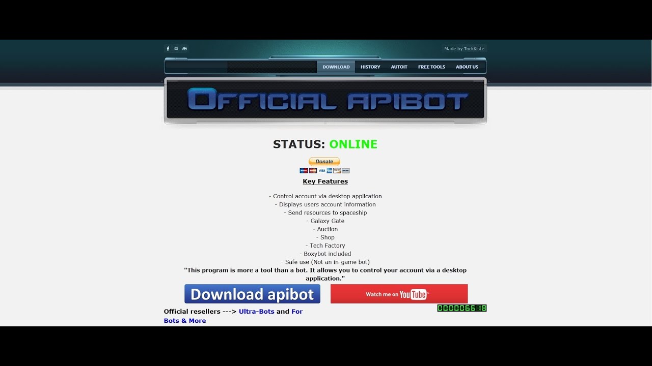 DarkOrbit - apibot website update/review [HD] - YouTube