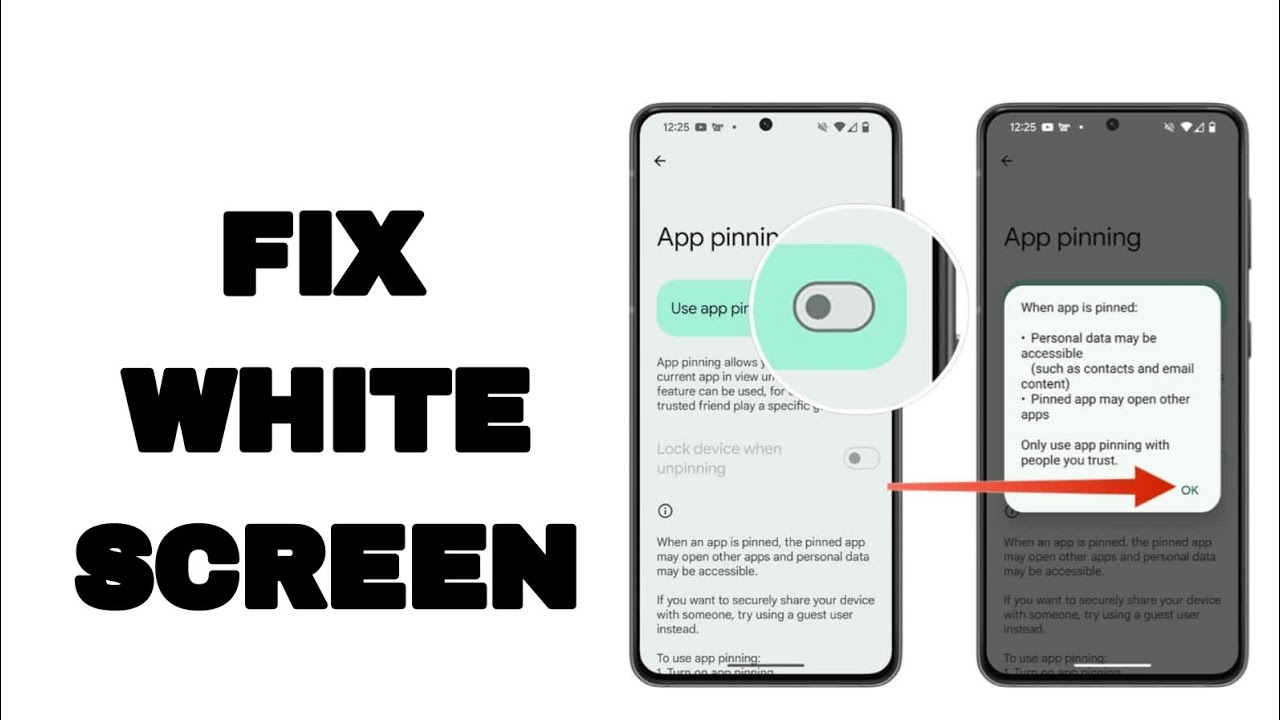 How To Fix And Solve White Screen On App Lock - Fingerprint Lock App ...
