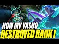 How i destroyed rank 1 player with yasuo mid